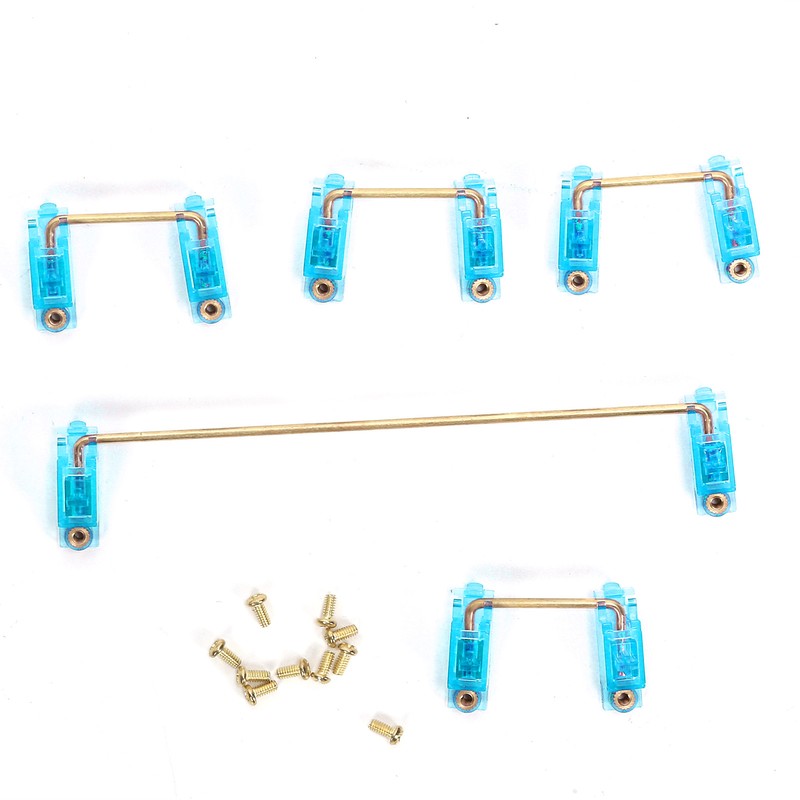 Mechanical Keyboard Stabilizer with GoldPlated Screws Computer Accessory for DIY