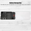 Multi Functional 104 Grids 3 Lights Battery Storage Case Organizer