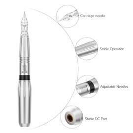 BIOMASERÂ® Semi permanent machine kit electric professional digital machine eyebrow lip pen machine sets Black