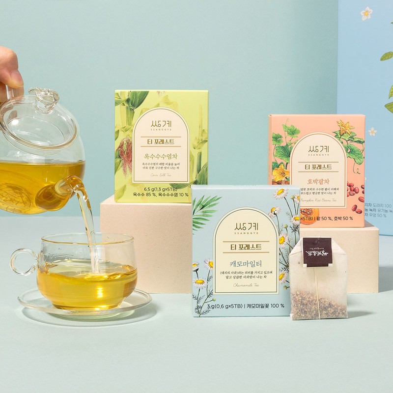 Ssanggyemyeong Tea Forest Dozen 5p Set, 12 Types, 1 Set