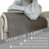 NOYOURS Couch Arm Covers, Anti-Slip Sofa Armrest Cover for Recliner,