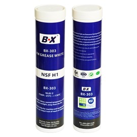 Multi-Purpose Food Grade Grease Tubes 14.1oz 2 Pack NLGI 2 High Perfomance Lubricant for Food Machinery