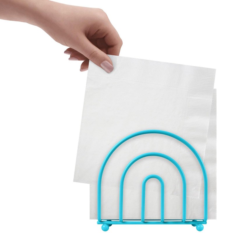 Blue Donuts Turquoise Arc Collection Napkin Holder – Napkin Holders