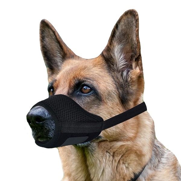 Dog Muzzle for Medium Large Dogs, Adjustable Dog Muzzle to
