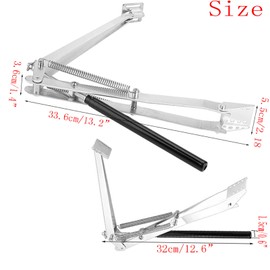 Automatic Greenhouse Ventilation Solar Thermal Roof Ventilation Automatic Window Opener, Greenhouse Roof Ventilation and Cold Frame Greenhouse Automatic Temperature Control Support Accessories(1Set)