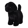Apricot Lamb Charming Labrador Black Dog Puppy, Plush Toy for