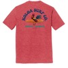 Koloa Surf Company Men's Cocky Surfer Logo Tri-Blend Comfort T-Shirts-2XL-RedFrost/c