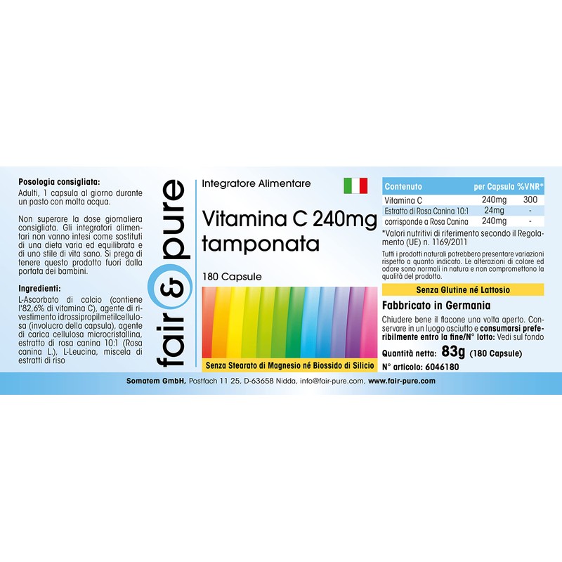 Fair & Pure® - Vitamin C Capsules - 240mg -