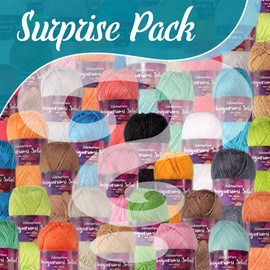 JubileeYarn Amigurumi Select Yarn - Baby Acrylic - Variety Pack - 12 Skeins