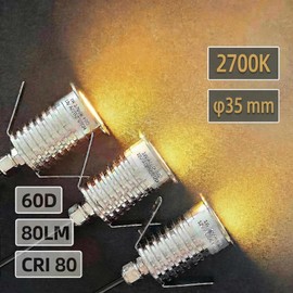 MALORY Low Voltage Deck Light 6-Pack, 1W 80 Lumens Landscape Lighting, φ35 mm Recessed LED Outdoor Step Stair Lights, Full 304 Stainless Steel Deck Lighting Wired for Outside Yard