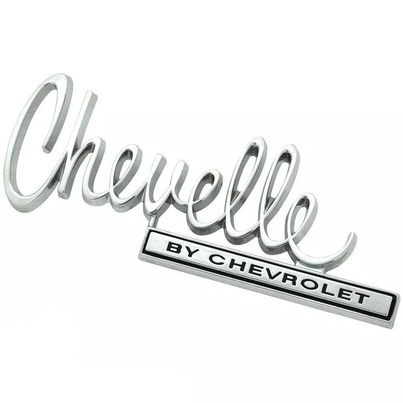 Rear Deck Trunk Lid Emblem Badge Replacement for 1970 Chevelle