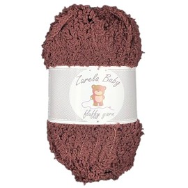 Zarela Baby Fluffy Wool 25g (21 Dark Brown)