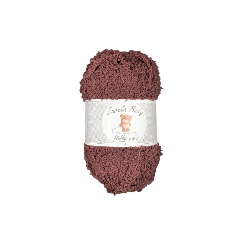 Zarela Baby Fluffy Wool 25g (21 Dark Brown)
