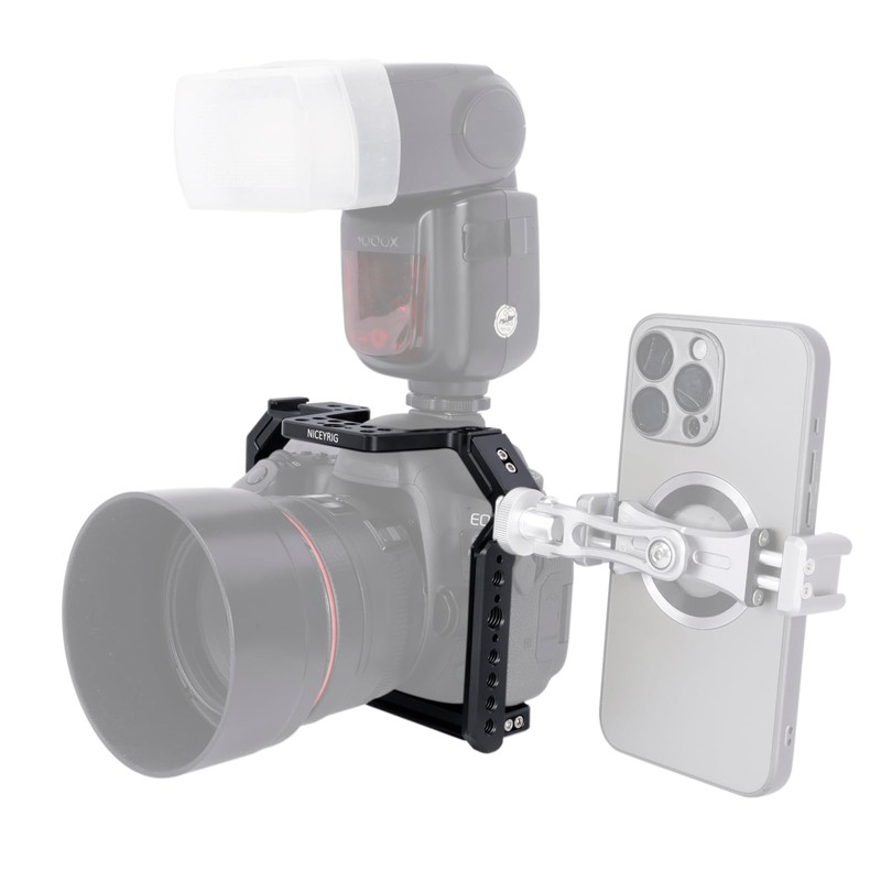6D/6D Mark II Cage,NICEYRIG Camera Cage for Canon EOS 6D