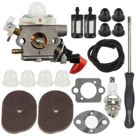 Panari C1M-S267A FS56RC Carburetor Kit for Stihl FS40 FS50 FS56 FS70 FS70C FC56 FS56C FC70 HT56 HT56C KN56 KM56 KM56C Trimmer Replaces 4144 120 0608 41441200608
