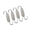 Partuto 4 Pcs 55mm 2.17" Motorcycle Muffler Exhaust Pipe Spring