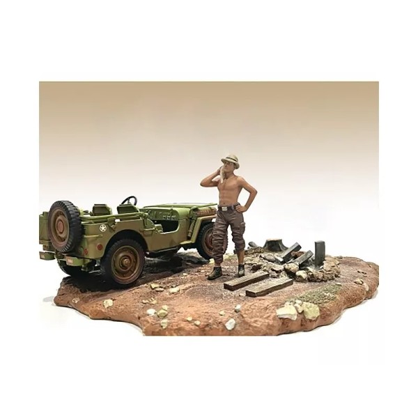 American Diorama "4X4 MECHANIC" FIGURE 1 FOR 1/18 SCALE MODELS
