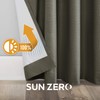 Sun Zero Columbia 2-pack Thermal Energy Saving Total Blackout Grommet