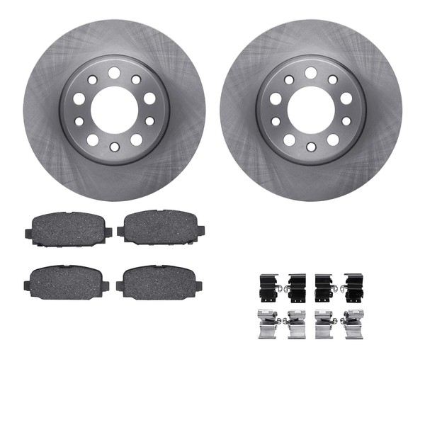 Dynamic Friction Company Rear Brakes and Rotors| Hardware Included|Rear 5000