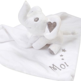 Baby Girl Gifts 4 Piece Welcome to The World Keepsake Baby Gifts for New Born Baby Girl & New Parents with Keepsake Book, Soft Elephant Comforter, Muslin Cloth, Nursery Plaque, Pink Gift Box Set