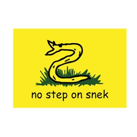 No Step on Snek Decal (6 Inch)