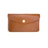Sakura High-Quality Classic Women's Wallet Grained Leather, Cognac, Classic