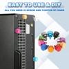MECCANIXITY 6 Pcs 6#32 Knurled Thumb Screw Computer Case Threaded