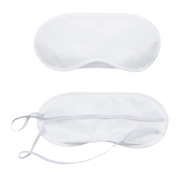 Plain Eye Mask for Sleeping [White]