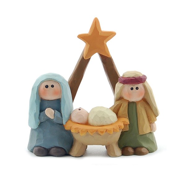 Blossom Bucket Holy Family with Star