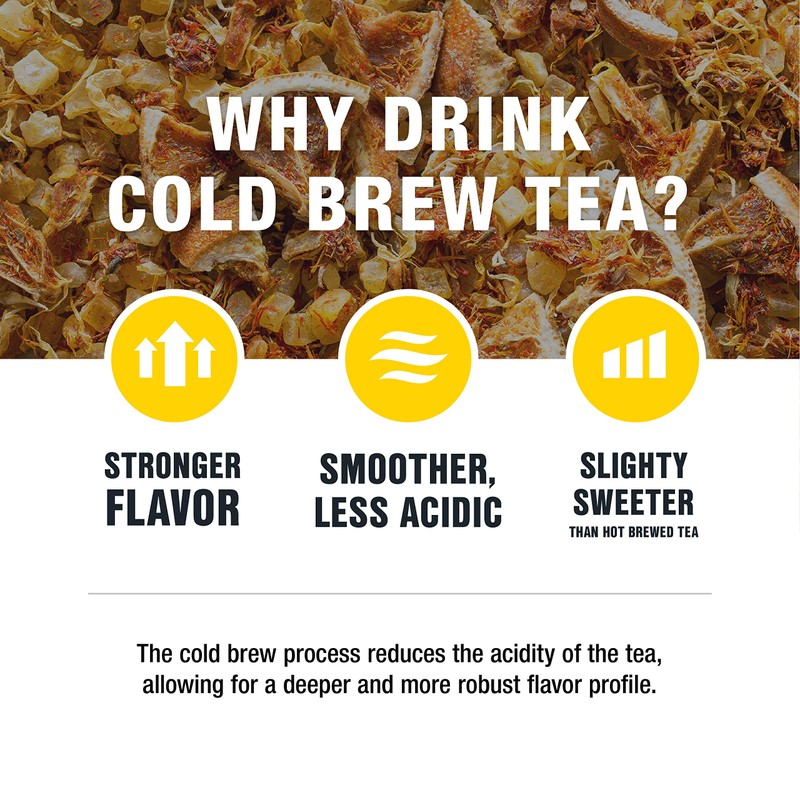Tiesta Tea -- Mango Pineapple Cold Brew Herbal Iced Tea,