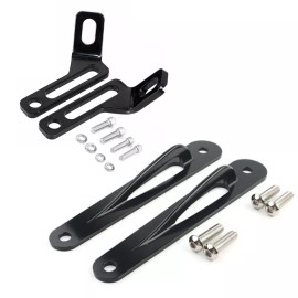 Unbranded Black Front&Rear Tie Down Anchors Bracket for Harley Touring Road King FLHT FLHR
