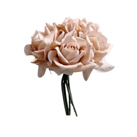Bloombox Pale orange Artificial Roses for Wedding Bouquet Lifelike Roses in Vase Beautiful Artificial Flowers Arrangement Fake Roses Faux Flowers That Look Real(Pale Orange)