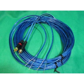 DC Pro L/R AMP Receiver  REAN Neutrik Gold RCA to Powered Speakers wire Adapter, 25 ft.