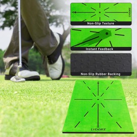 Portable Golf Swing Turf Mat – Lightweight Golf Practice Mat with Instant Feedback, Indoor and Outdoor Training Aid, Ideal Gift for Golfers