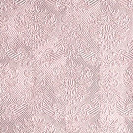 Ambiente Servietten Lunch/Party 33x33cm Elegance Pearl Pink Geprägt/Embossed