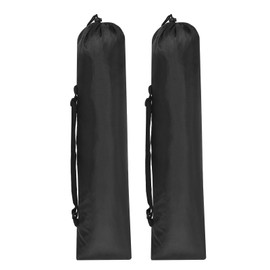 PATIKIL 28x8 Inch Camp Chair Replacement Bag, 2 Pack Nylon Folding Camping Chair Carry Bag Tripod Case Bag with Handle for Outdoor Camping, Black