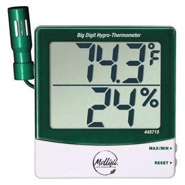 Digital Hygrometer, Remote Probe, Mfr: 445715-A