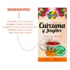 Té De Cúrcuma Con Jengibre Therbal 25 Sobres