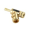 Gold Plated Locking Lockable Banana Plugs Up to 9 AWG