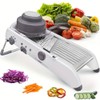 Adjustable Mandoline Slicer for Kitchen,Stainless Steel Vegetable Chopper Veggie Chopper