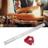 CX300-2 Woodworking Scribing Ruler High Precision Angle Measure Carpenter Marking