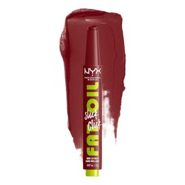 Bálsamo Labial Vegano Nyx Fat Oil Slick Click, Ligero Y Pigm