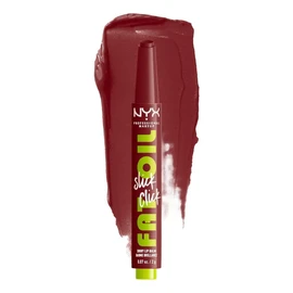 Bálsamo Labial Vegano Nyx Fat Oil Slick Click, Ligero Y Pigm