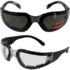 GV GV 2 Motorcycle Riding Glasses Day and Night Smoke