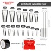 PLATEYTR Caulking Tool Kit 20 Pcs, Applicable to Dripless Caulking