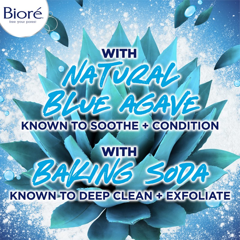 Bioré Daily Blue Agave + Baking Soda Balancing Pore Cleanser,