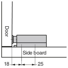 Sugatsune MLZN80BL ML-ZN80BL Metal Magnetic Latch (140043880)