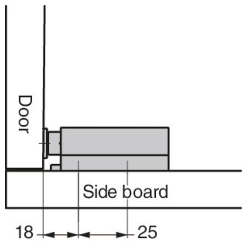 Sugatsune MLZN80BL ML-ZN80BL Metal Magnetic Latch (140043880)
