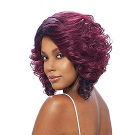 SUPER VC KARA (1 Jet Black) - Vanessa Synthetic Super V-Line C-Side Part Wig
