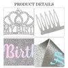 Padorul It’s my Birthday Silver Diamond Crown & Sash Set,